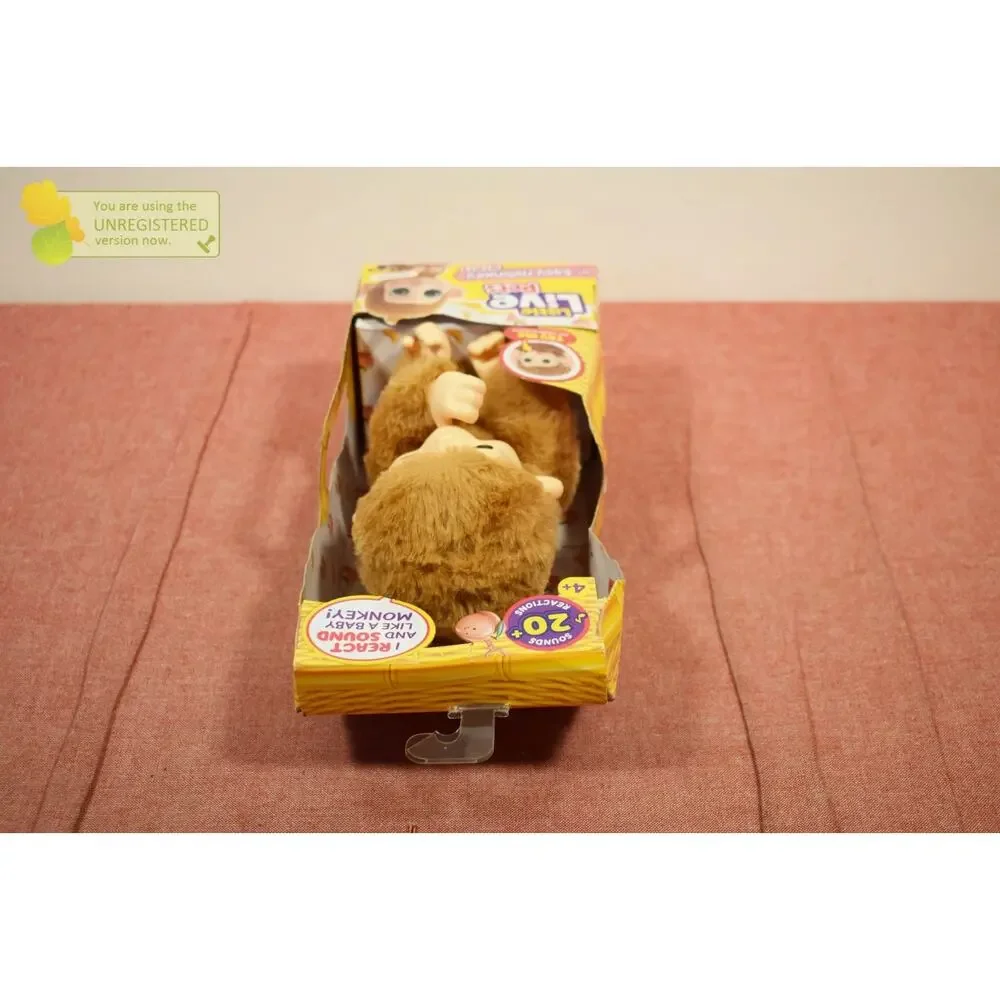 Little Live Pets My Baby Monkey Minis Pepi Peach